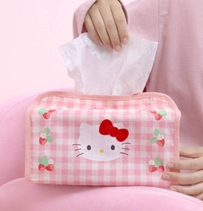 (預購)【韓國限定】Hello Kitty聯名寢具第2彈-Kitty面紙套