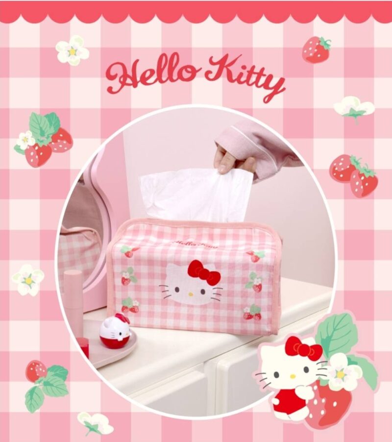 (預購)【韓國限定】Hello Kitty聯名寢具第2彈-Kitty面紙套