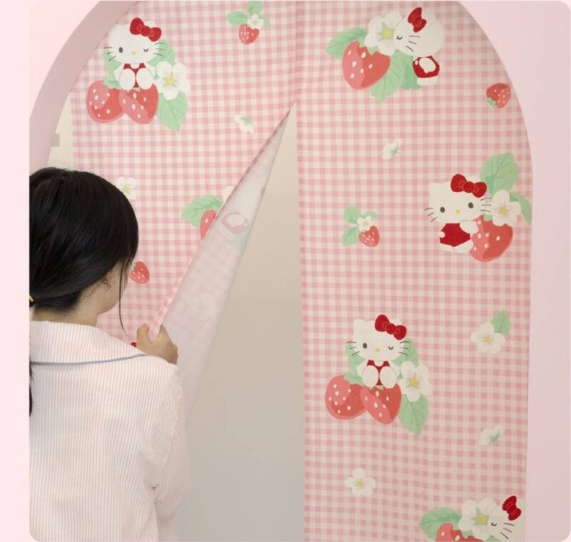 (預購)【韓國限定】Hello Kitty聯名寢具第2彈-Kitty門簾