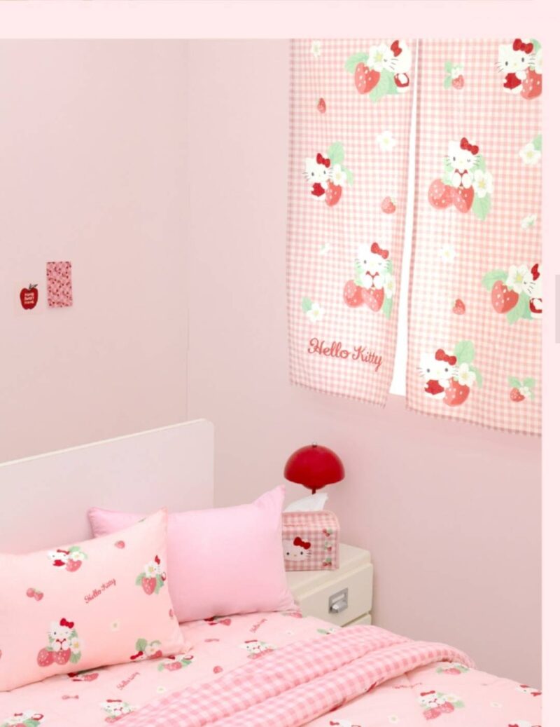 (預購)【韓國限定】Hello Kitty聯名寢具第2彈-Kitty門簾