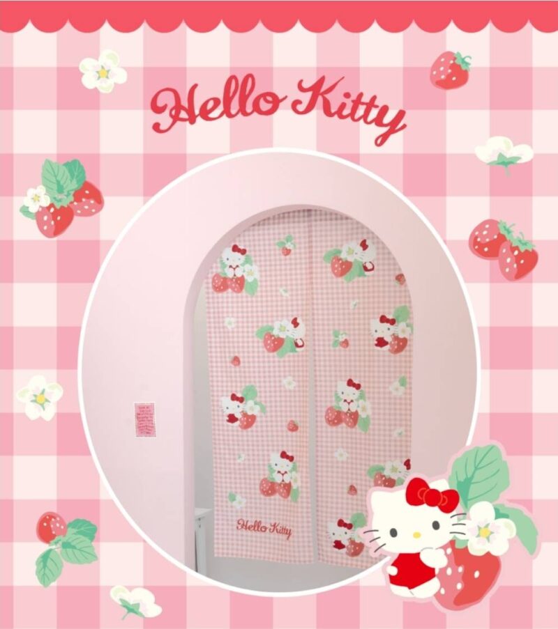 (預購)【韓國限定】Hello Kitty聯名寢具第2彈-Kitty門簾