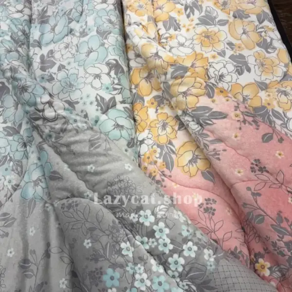(預購)【韓國冬被】正韓🇰🇷漸層花朵 毛絨冬被