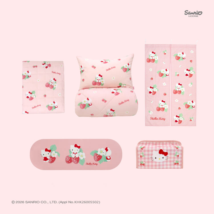(預購)(限宅配)【韓國限定】Hello Kitty聯名寢具第2彈-優惠套組