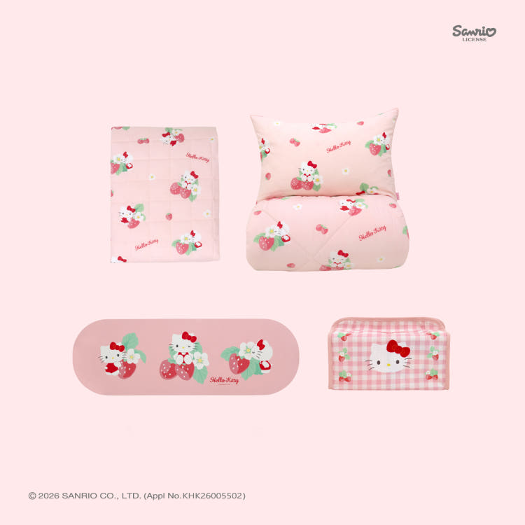 (預購)(限宅配)【韓國限定】Hello Kitty聯名寢具第2彈-優惠套組